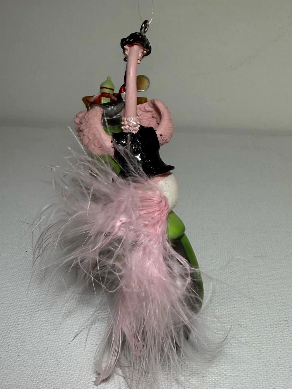 Flirty Feathers Ornament Ciao Birdie Pink Flamingo Margaret Le Van Diva Scooter